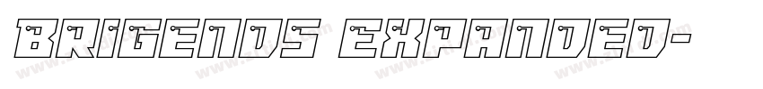 Brigends Expanded字体转换